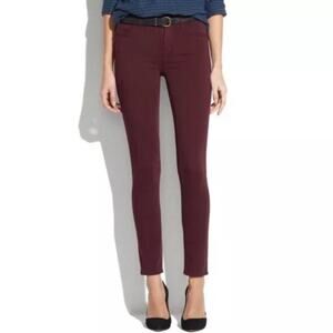 Madewell Women's High Riser Skinny Skinny Stretch Ankle Denim Jeans Sz 3…